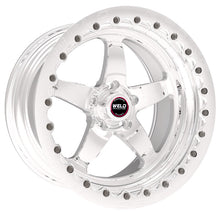 Load image into Gallery viewer, Weld 17X11 S71 5X4.75 7.7BS POL 3.18ID HIGH PAD POL SBL