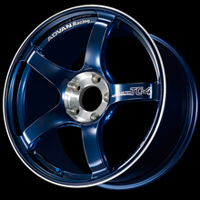 Load image into Gallery viewer, Advan TC-4 SE 17x7.5 / +43 Offset / 5x112 / 66.5mm Bore / Racing Indigo Blue and Diamond Cut