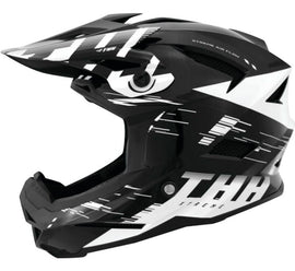 THH Helmets T-42 BMX Xtreme  Black/White - Medium