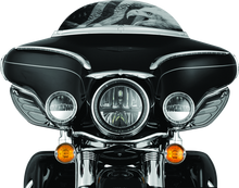 Load image into Gallery viewer, Kuryakyn LED Halo Trim Ring For 7inch Headlight 83-13 Touring Models Chrome