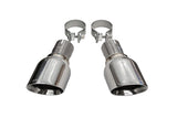 Corsa 2011-2021 Jeep Grand Cherokee Single 2.5in Inlet / 4.5in Outlet Polished Pro-Series Tip Kit