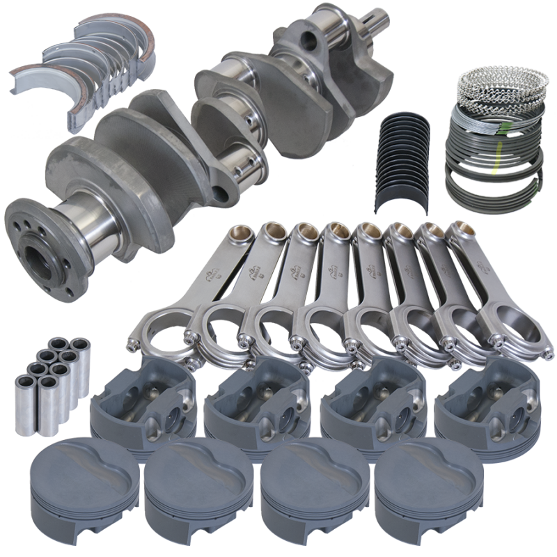 Eagle Pontiac 455 4.500in Crank 6.800in H-Beam -6cc Flat Top 4.155in Pistons Rotating Assembly