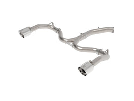 aFe Takeda 20-21 Kia Forte GT 1.6L (t) 3in to 2.5in SS Axle-Back Exhaust System w/ Polished Tips