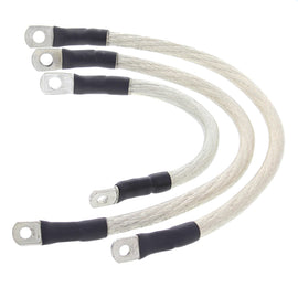 All Balls Racing 04-06 Harley-Davidson FXD Super Glide Battery Cable Kit Clear