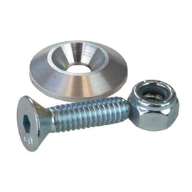 Moroso 1in Taper Washer - Raw (10 Pack w/Hadware)