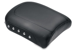 Mustang 08-21 Harley Electra Glide,Rd Glide,Rd King,Str Glide Pass Seat(8.5wide) w/Studs - Black