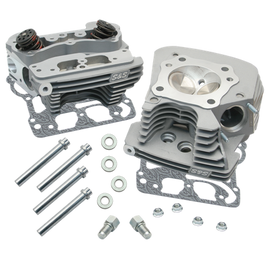 S&S Cycle 99-05 BT Super Stock 89cc Cylinder Head Kit - Silver