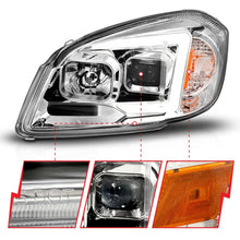 Load image into Gallery viewer, ANZO 05-10 Chevrolet Cobalt / 07-10 Pontiac G5 LED Projector Headlights Black Housing