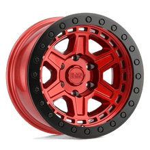 Load image into Gallery viewer, BR RENO 17X9 6X139 -12 112 CNDY RED BLK