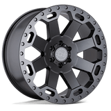 BR WARLORD 20X9 8X165 -12 122 M-GNMTL