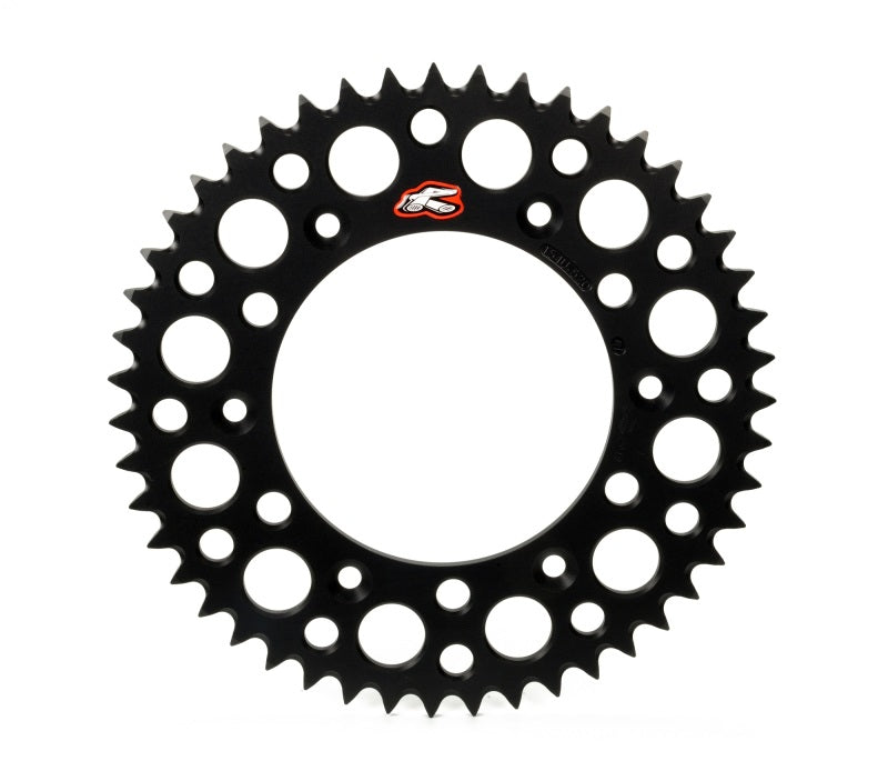 Renthal 92-15 Husq 250-610 FS/SM/CR/WR/TE/02-19 GasGas 200-515 EC/XC Rr Sprocket-Blk 520-48P Teeth