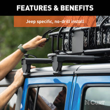 Load image into Gallery viewer, Curt Wrangler JL/Gladiator Roof Rack Crossbars (2 Pack)