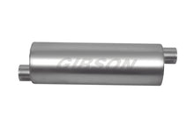 Load image into Gallery viewer, Gibson SFT Superflow Offset/Offset Round Muffler - 6x19in/2.5in Inlet/2.5in Outlet - Stainless