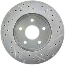 Load image into Gallery viewer, StopTech Select Sport 99-04 Jeep Grand Cherokee SportStop Slotted &amp; Drilled Front Right Rotor
