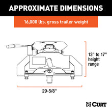 Load image into Gallery viewer, Curt A16 5th Wheel Hitch w/Nissan Titan XD Puck System Legs