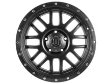 Load image into Gallery viewer, ICON Alpha 20x9 8x6.5 19mm Offset 5.75in BS 125.2mm Bore Satin Black Wheel