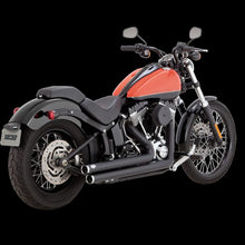 Load image into Gallery viewer, Vance &amp; Hines HD Dyna 06-17 Bigshots Staggered Black PCX Full System Exhaust