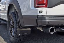 Load image into Gallery viewer, Rally Armor 17-20 Ford F-150 Raptor Black UR Mud Flap w/ Blue Logo