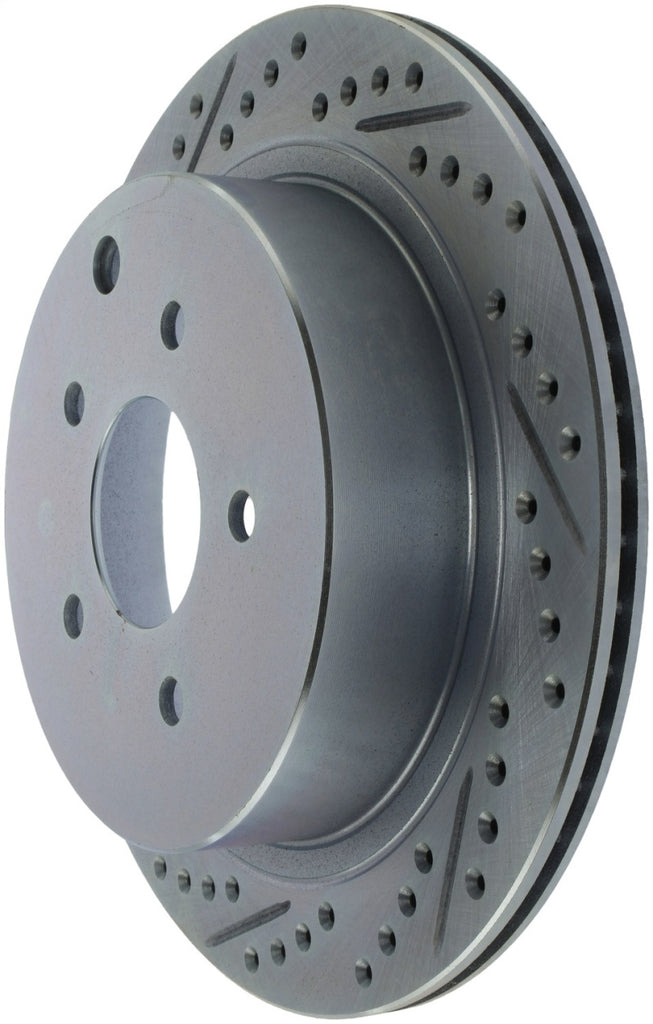 StopTech 03-12 Infiniti FX35 Sport Slotted &amp; Drilled Right Rear Rotor