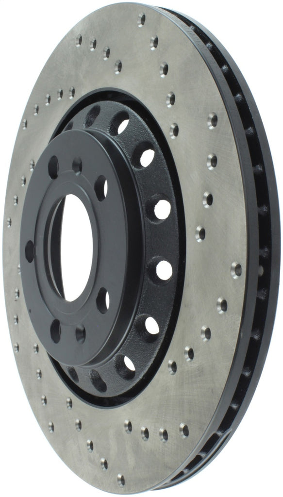 StopTech 05-10 A8/A8 Quattro 4.2L V8 / 04-06 VW Rabbit Drilled Left Rear Rotor