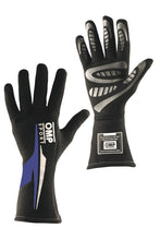 Load image into Gallery viewer, OMP Os 60 Gloves Black/- Large (Blue) (Fia/Sfi)