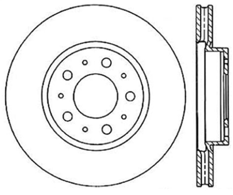 StopTech Slotted & Drilled Sport Brake Rotor