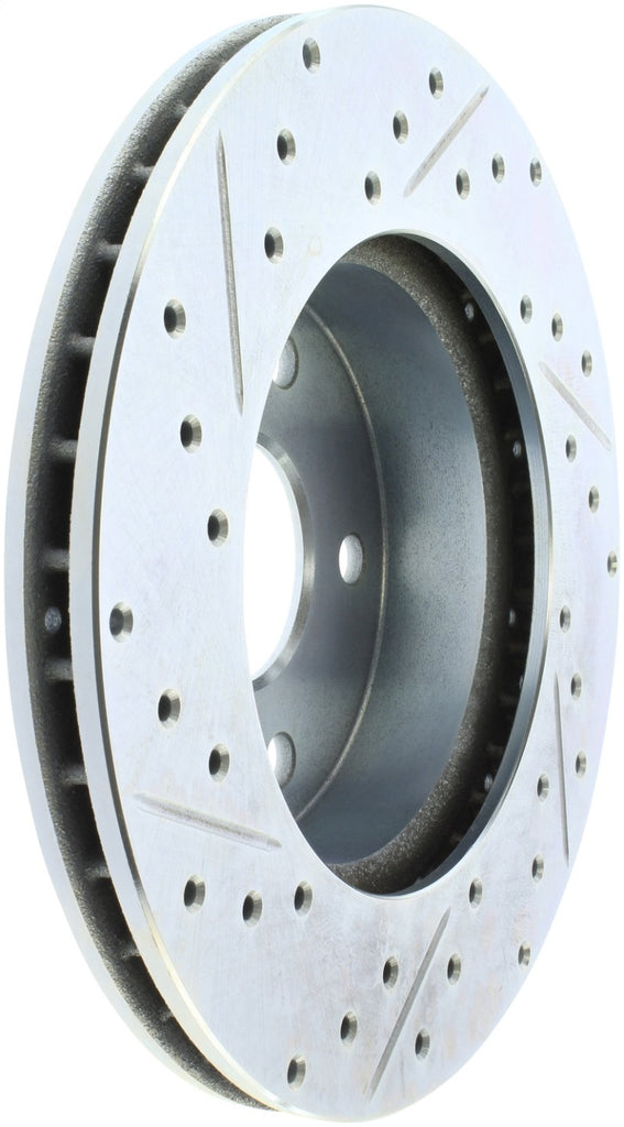 StopTech Select Sport 99-04 Jeep Grand Cherokee SportStop Slotted & Drilled Front Left Rotor