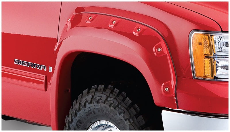 Bushwacker 07-13 GMC Sierra 1500 Fleetside Boss Pocket Style Flares 4pc 78.7/97.6in Bed - Black