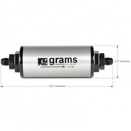 Grams Performance 100 Micron -10AN Fuel Filter - GTR Auto