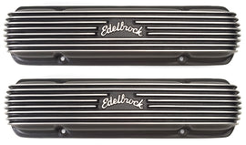 Edelbrock Valve Cover Classic Series Pontiac 1962-1979 301-455 CI V8 Black
