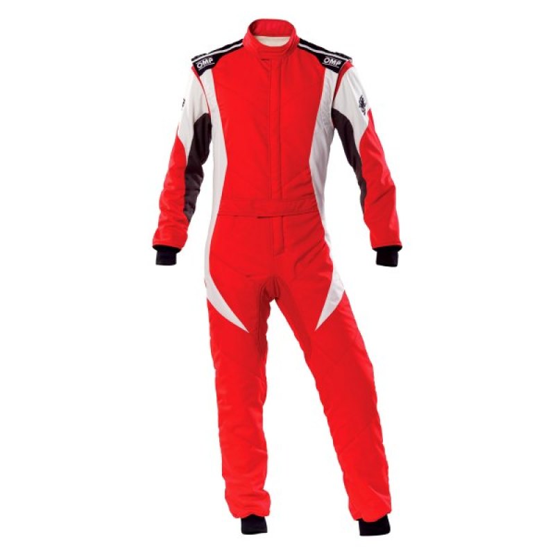 OMP First Evo Overall Red/White - Size 42 (Fia 8856-2018)