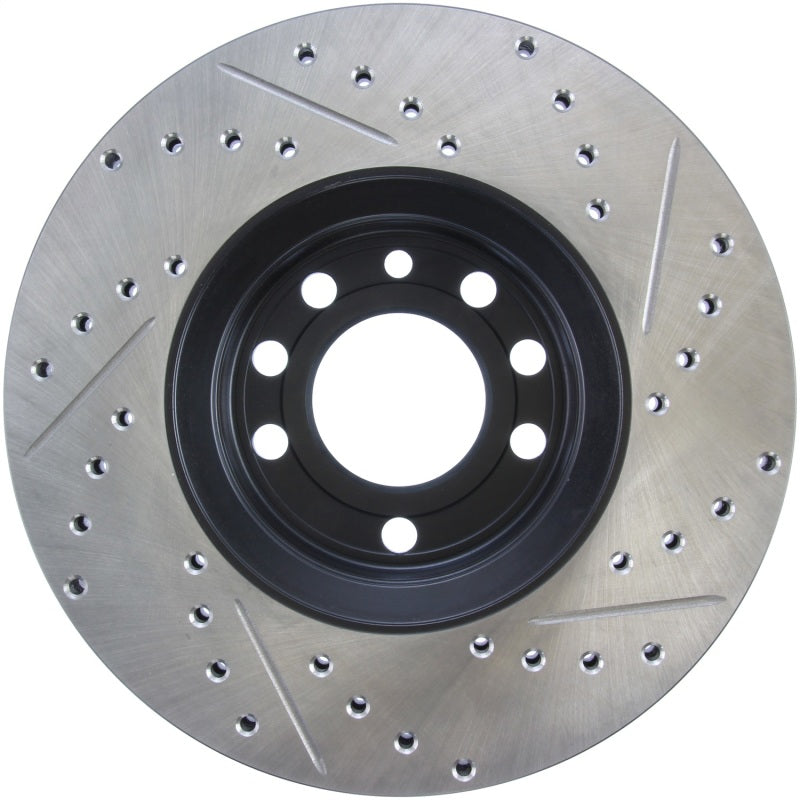 StopTech 03-09 Saab 9-3 Slotted & Drilled Right Front Rotor