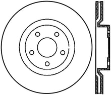 Load image into Gallery viewer, StopTech Power Slot 06-08 Cadillac XLR-V SC / 05-09 Corvette (Z51) Front Left Slotted CRYO Rotor