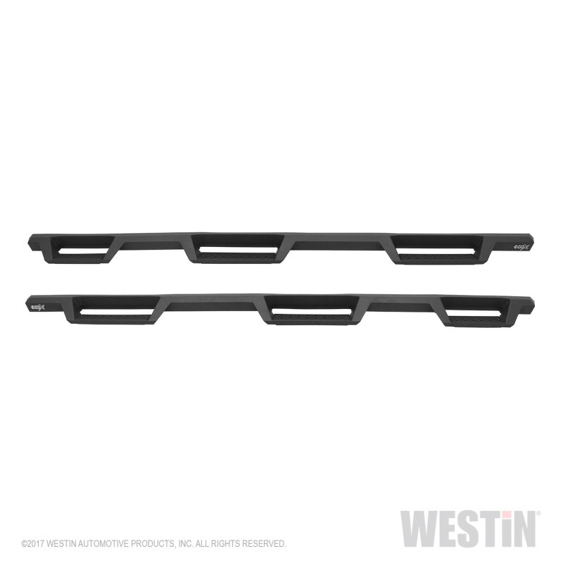 Westin/HDX 07-18 Chevrolet Silverado (Excl. Classic) 6.5ft. Bed Drop W2W Nerf Step Bars - Tex. Blk