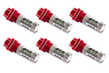 Diode Dynamics 3157 LED Bulb XP80 LED - Red Set of 6