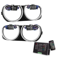 Load image into Gallery viewer, Oracle 15-21 Dodge Challenger Pre-Installed Halo Headlight Bezel - ColorSHIFT 2