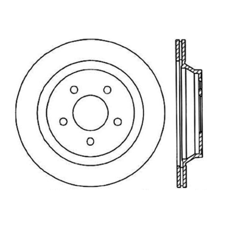 Stoptech 94-04 Ford Mustang Cobra Rear CRYO-STOP Rotor