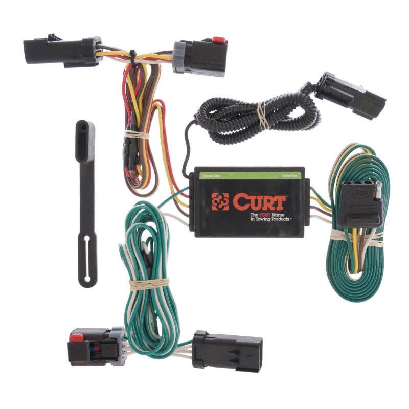 Curt 04-08 Chrysler Pacifica Custom Wiring Harness (4-Way Flat Output)