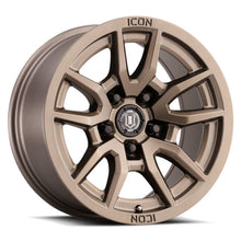 Load image into Gallery viewer, ICON Vector 5 17x8.5 5x5 -6mm Offset 4.5in BS 71.5mm Bore Bronze Wheel