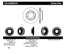 Load image into Gallery viewer, Stoptech 98-07 Lexus LX470 / 98-07 Toyota Land Cruiser Front CRYO-STOP Rotor