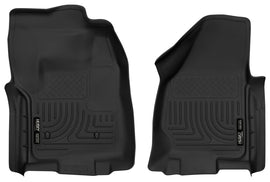 Husky Liners 12-16 Ford F-250/F-350 Standard Cab w/o Trans Case Shifter XAC Black Front Floor Liners - GTR Auto