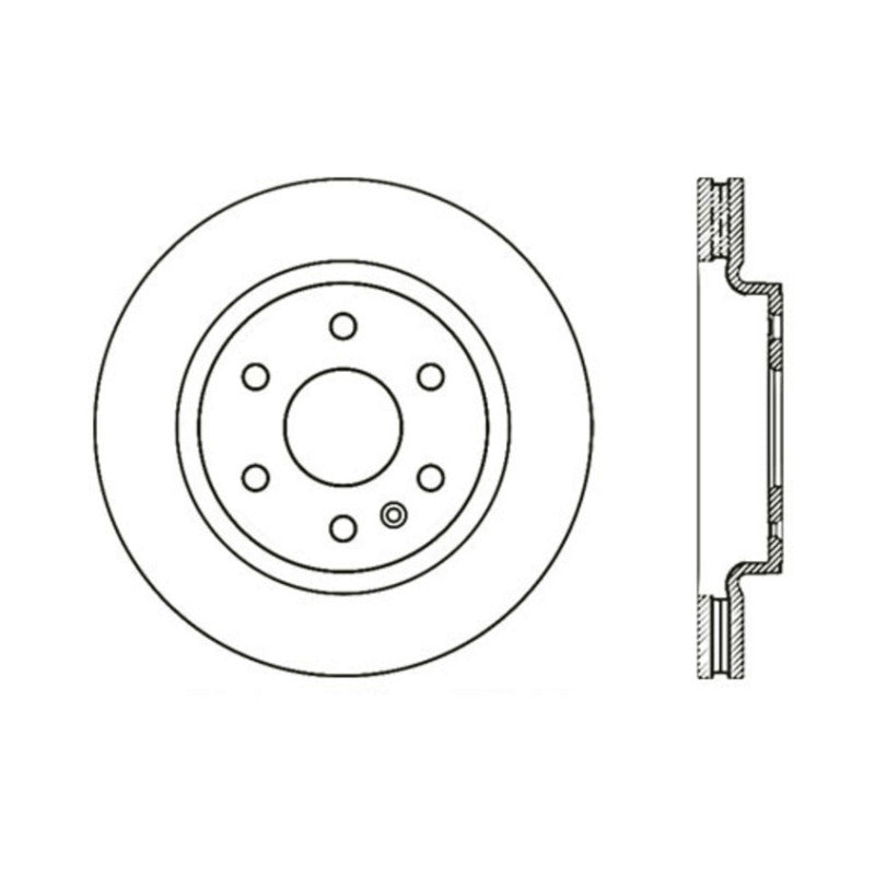 Stoptech 2008 - 2017 Buick Enclave / 09-17 Chevy Traverse Front Brake Rotor (Non Directional)