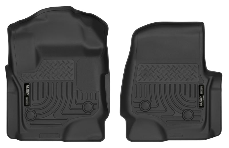 Husky Liners 2017 Ford F250 Crew Cab Vinyl X-Act Contour Black Floor Liners - GTR Auto