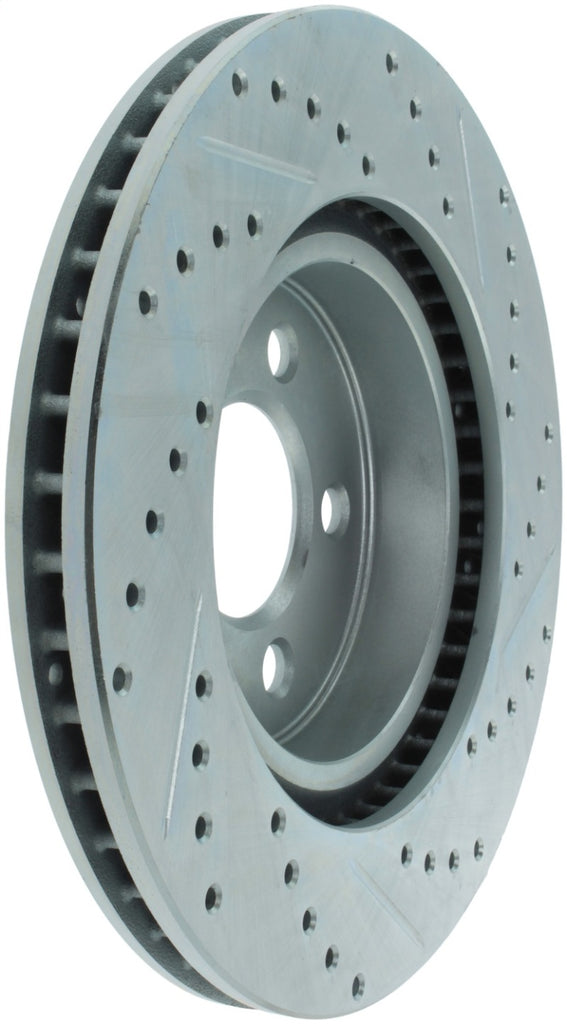 StopTech Select Sport 06-17 Dodge Charrger/14-17 Chrysler 300 Slotted & Drilled Front Right Rotor