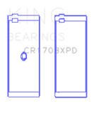 King Engine Bearings Chevrolet Custom Honda Journal 1.888 CB1663H version Pre-doweled