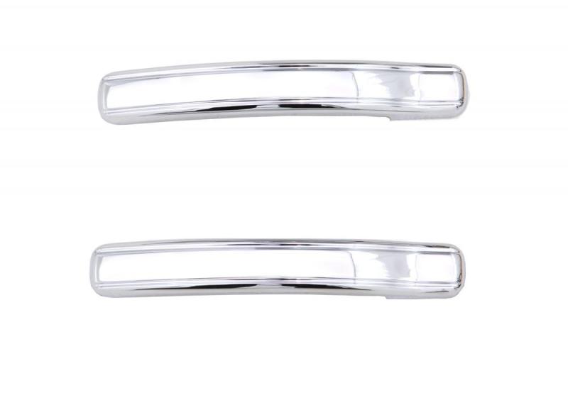 AVS 99-07 Chevy Silverado 1500 (Handle Only) Door Lever Covers (2 Door) 2pc Set - Chrome