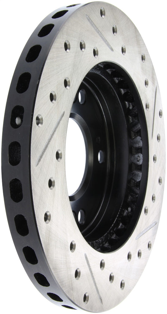 StopTech 90-99 Eagle Talon / 4/89-01 Mitsubishi Eclipse Right Front Slotted & Drilled Rotors