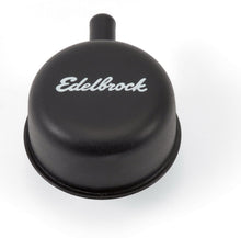 Load image into Gallery viewer, Edelbrock Round Cap w/ Nipple Black
