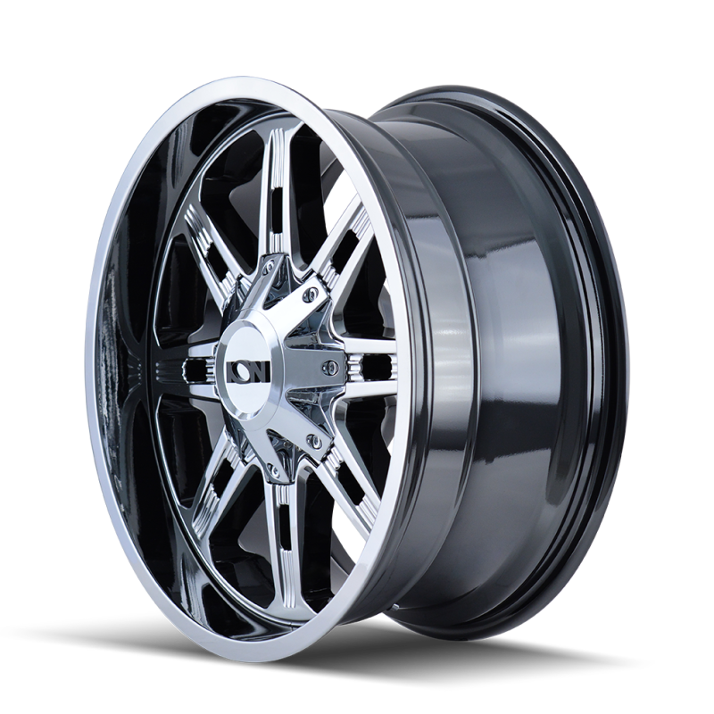 ION Type 184 18x9 / 8x165.1 BP / 0mm Offset / 130.8mm Hub Chrome Wheel