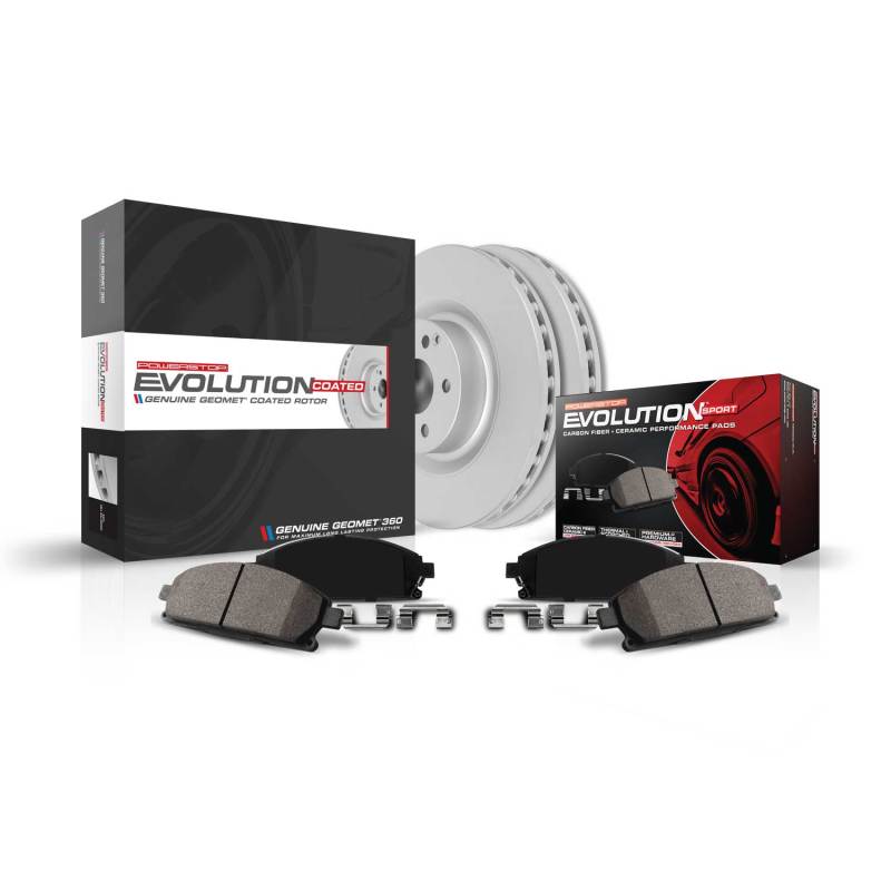 Power Stop 08-15 Mercedes-Benz C63 AMG Front Z23 Coated Brake Kit